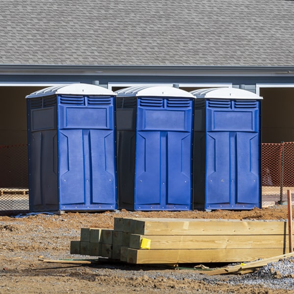 how often are the porta potties cleaned and serviced during a rental period in North Mankato Minnesota